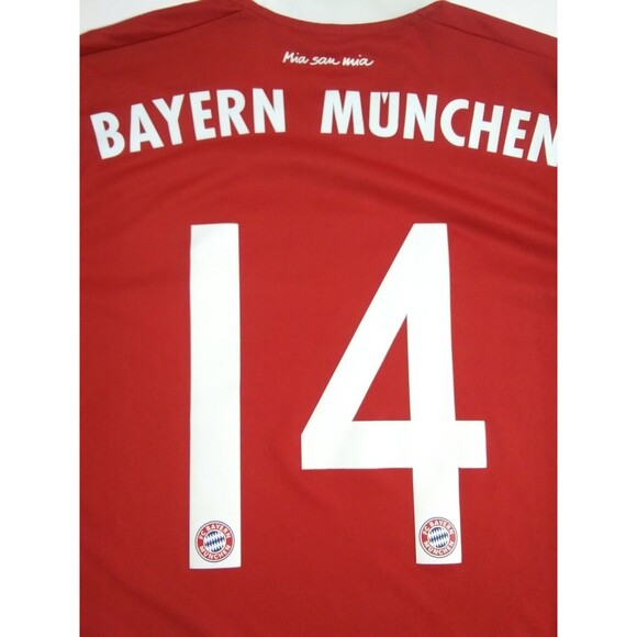 FC Bayern Size Small Munich Munchen Home 2017-18 Football Shirt Soccer Jersey 14 - Picture 9 of 12